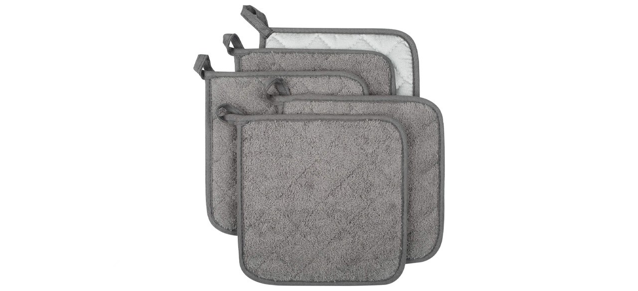 Lifaith 100% Cotton Everyday Basic Pot Holders