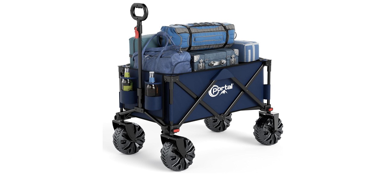 PORTAL Heavy-Duty Folding Wagon Cart